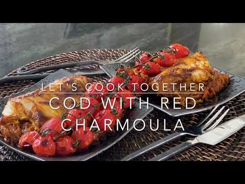 Cod with Red Charmoula
