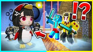 暴走したググガガペンギン vs けなそゆ、けなたろう最強セキュリティ🔥【まいくら / マインクラフト】