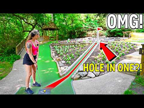 Mind-Blowing WORLD’S BIGGEST Mini Golf Course! - TOP 10 COURSE!