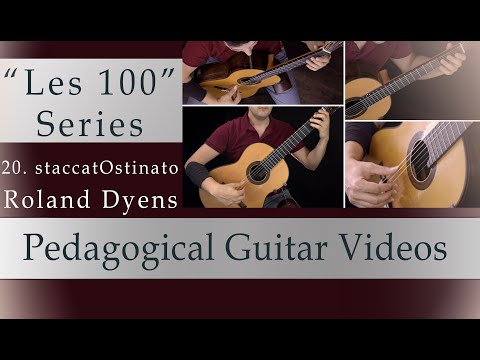 20 - Les 100 - staccatOstinato  - Roland Dyens (Guitar: Emre Ünlenen)