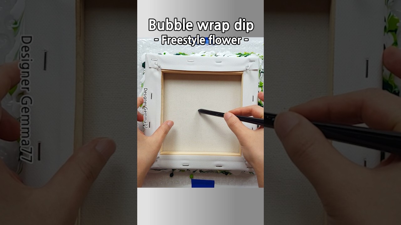 Painting Ideas 😍❤️ New Style Flower Dip Technique Idea