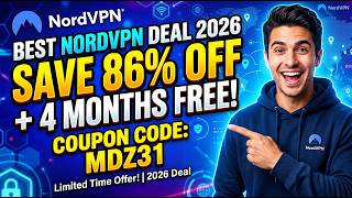 NordVPN Coupon Code - Get the Best NordVPN promo code 2026 - Get 86% OFF + 4 Months FREE!
