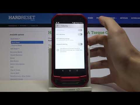 How to Enable Portable Hotspot – Create Hotspot on KYOCERA Torque G03