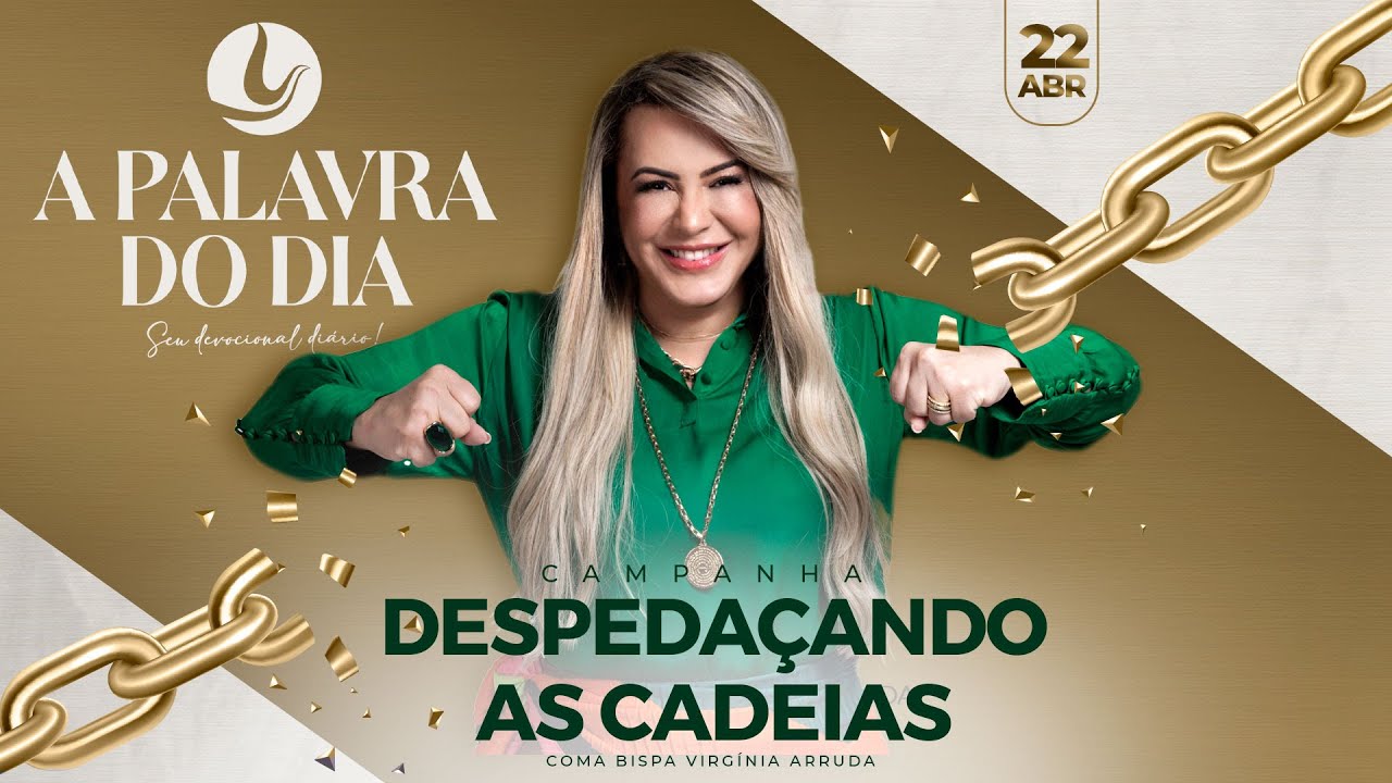 A PALAVRA DO DIA | 22 ABRIL 2025 | Bispa Virginia Arruda