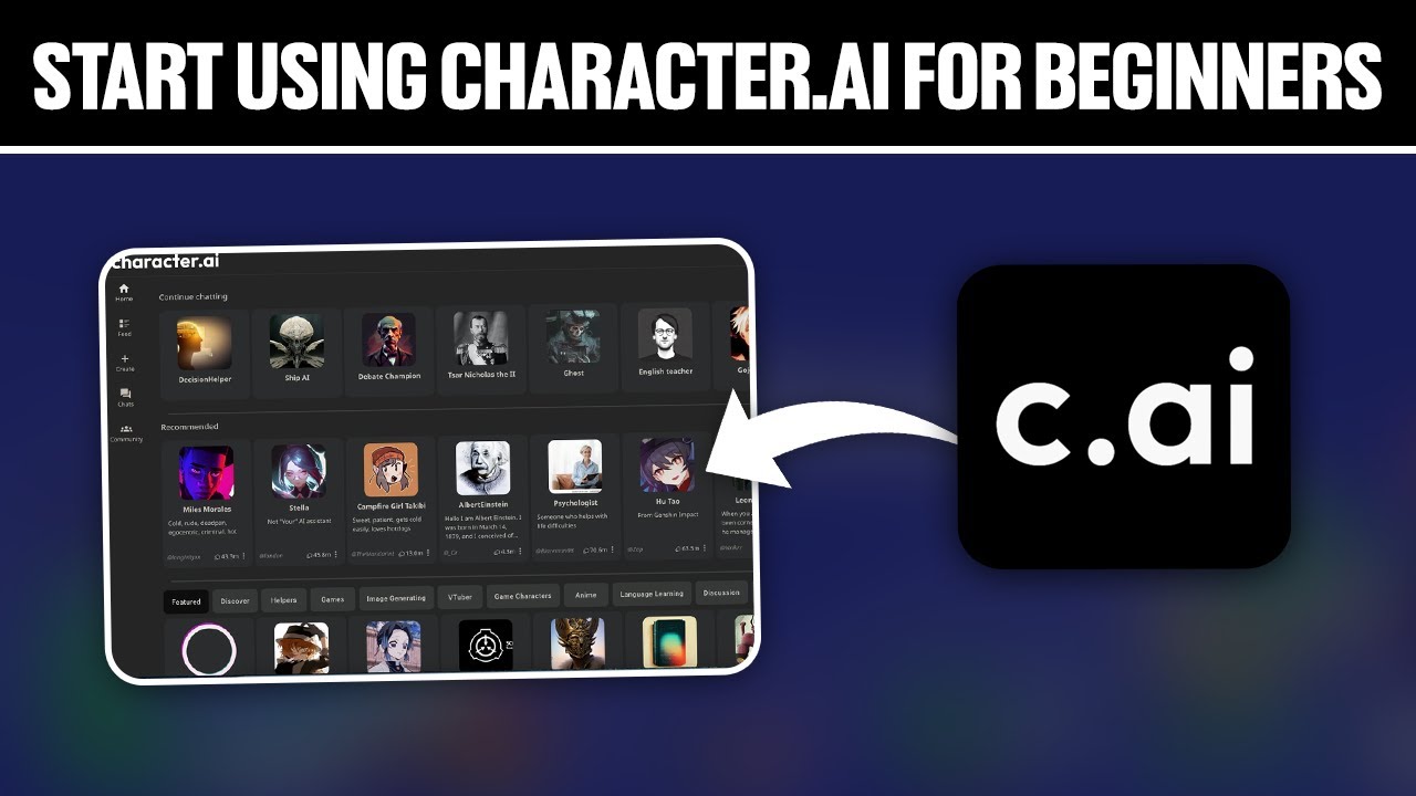 How To Start Using Character AI For Beginners 2025! (Full Tutorial)