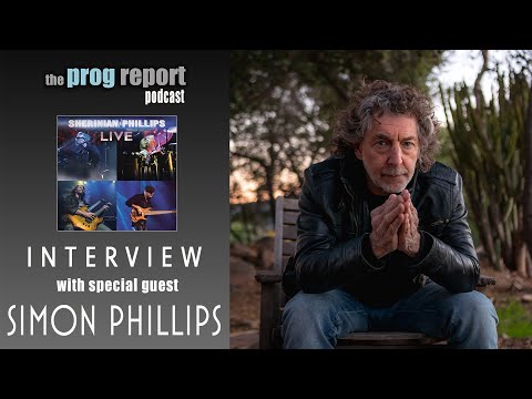 Drummer Simon Phillips on the new Sherinian/Phillips Live album, his amazing career & more.