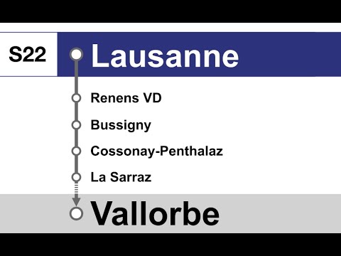 annonces CFF » S22 Lausanne — Vallorbe (supprimé) | SLBahnen