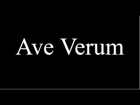 Geoffrey Burgon: Ave Verum. Soprano: Lesley Garrett, CBE. HD 4K