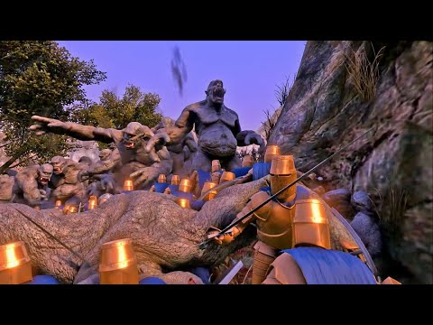 GOLDEN KNIGHTS LAY SIEGE TO OLD CASTLE WITH A DRAGON | UEBS| Ultimate Epic Battle Simulator