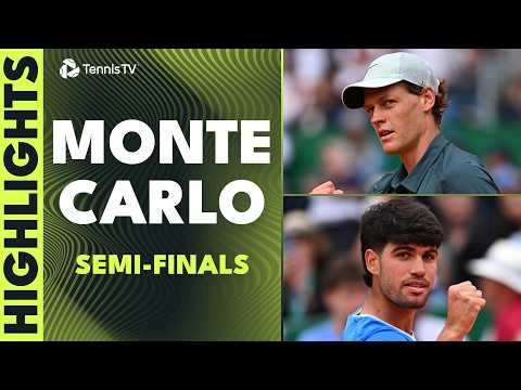 Zverev vs Sinner & Alcaraz vs Vacherot in Semi-Finals 🤩 | Monte-Carlo 2026 Semi-Final Highlights