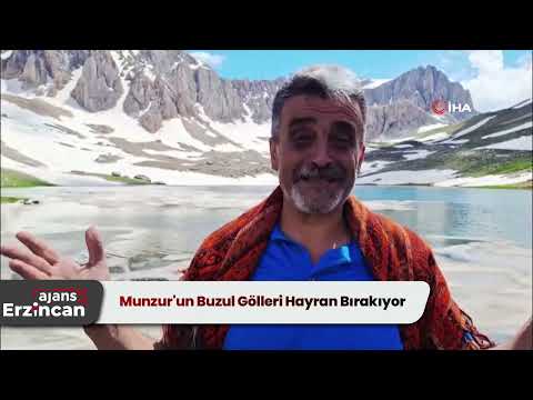 Munzur'un Buzul Gölleri Hayran Bırakıyor