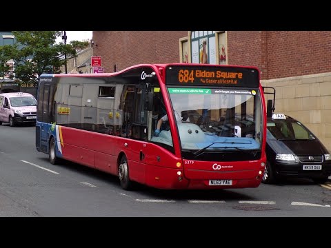 GNE Route:684|Eldon-General Hospital|NL63 YAE/5379|Optare Versa.