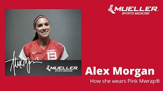 Alex Morgan Demonstrates How She Wears Mueller Pink MWrap®