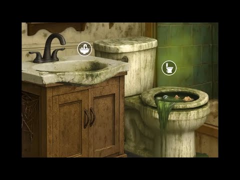 ✨Bathroom Deep Cleaning 🛁 | House Makeover| Relaxing Game Sounds#asmrcleaning #mobilegaming #games 