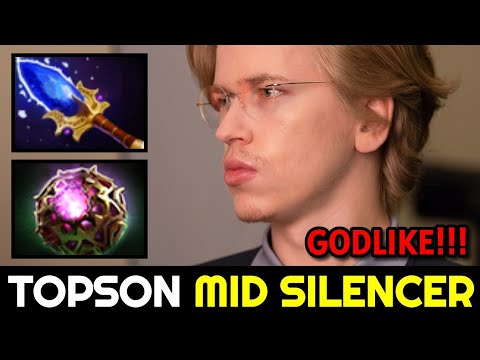 TOPSON MID Silencer Godlike with Scepter & Octarine Core Build Dota 2