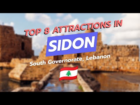 Top 8 Attractions in Sidon, Lebanon 🇱🇧🏛️🏰🌊 | CityGems