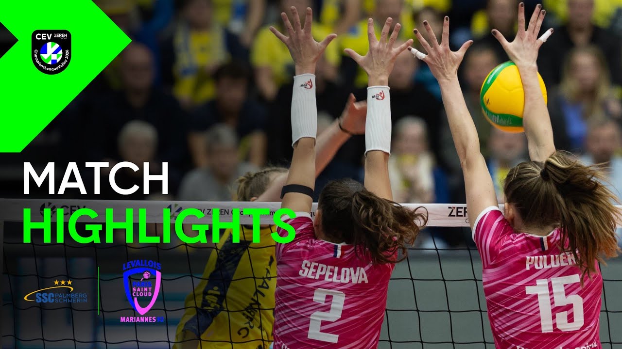 Highlights | SSC Palmberg SCHWERIN vs. LEVALLOIS PARIS Saint Cloud | CEV ZEREN Group CL Volley 2026