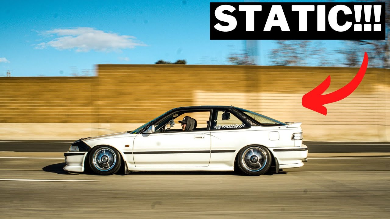 STANCED 1991 Acura Integra: Ground kisser