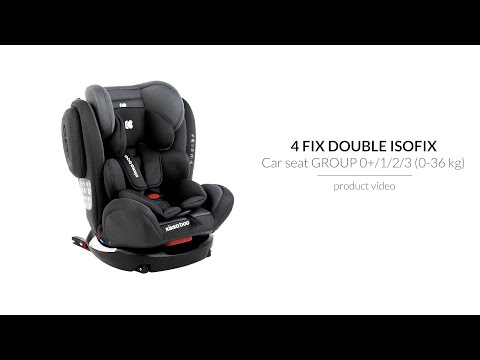 KikkaBoo | Car seat 4 Fix double ISOFIX group 0+/1/2/3 (0-36 kg)