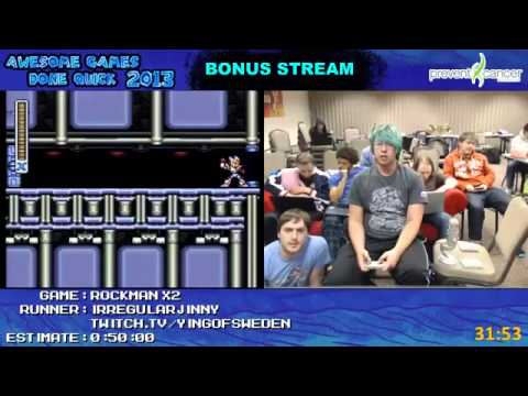 AGDQ 2013 Bonus Stream   Game 33 Rockman X2