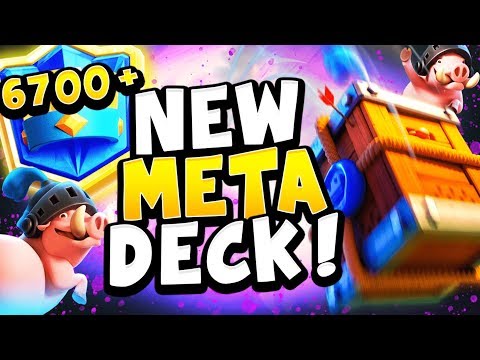 6700+ TOP LADDER with NEW ROYAL HOG SPELL BAIT DECK! - CLASH ROYALE