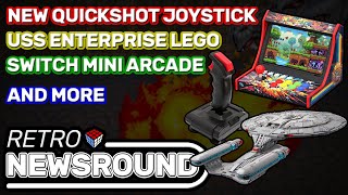 Retro Newsround 10: Switch Mini Arcade | Lego USS Enterprise | Quickshot II Joystick