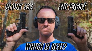 Glock 43x vs Sig P365x: Which Concealed Carry is Best