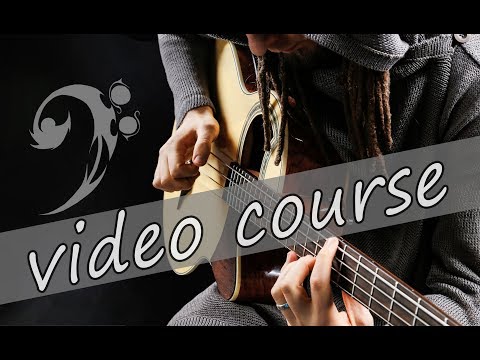 Percussive Acoustic Bass Course - Trailer (percussife fingerstyle)