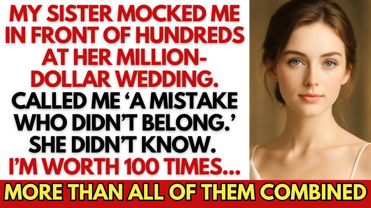 My Sister Humiliated Me At A Millionaire’s Wedding—Not Knowing I Was Worth 100x More Than Them All