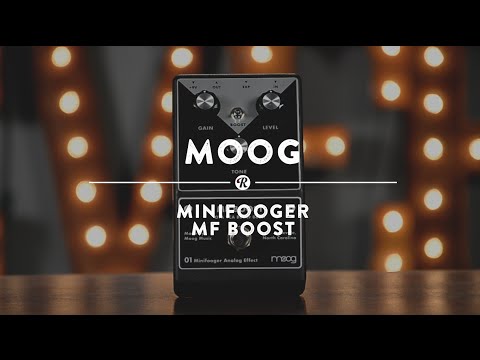 Used Moog MF Boost Minifooger Analog Effect - Black image 7