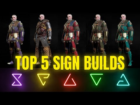 Witcher 3: TOP 5 Builds (Each Signs Best Build)