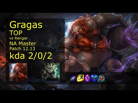 Rank 4 NA Gragas Top: Gragas vs Rengar