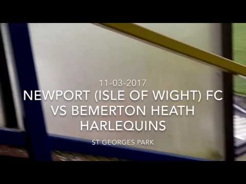 Newport Isle of Wight FC vs Bemerton Heath Harlequins, 2-0 at St George's Park, highlights/goals