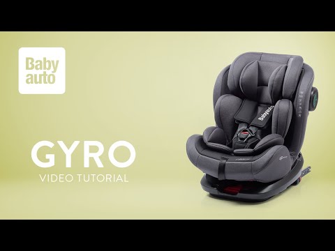 Seggiolino Auto Giro Anthracite Melange I-size Con Base Girevole 360° 40-150cm