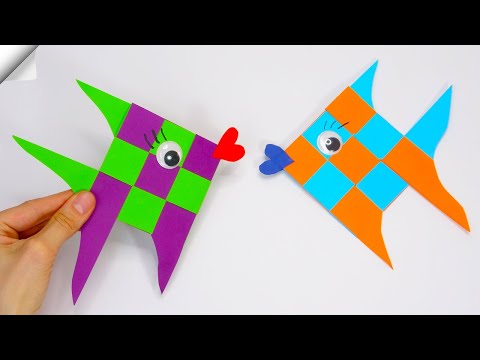 DIY paper crafts Paper Fish