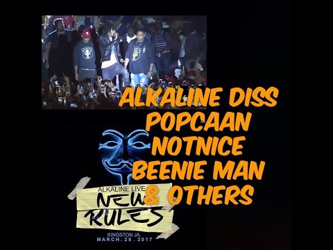 Alkaline Diss Notnice, Popcaan, Beenie Man And Address The Haters At New Rules