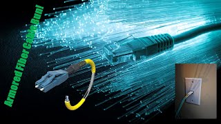 Armored Fiber Cable Run!