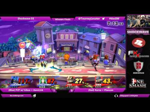 SW 55 Smash 4 - P2P with Gibus & AeroLink vs Karna & Phenom - Winners Finals
