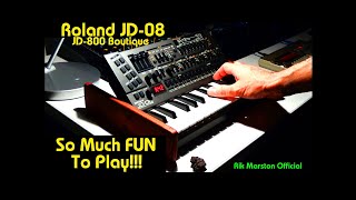 Video thumbnail for Roland JD-08 So Much Fun To Play! JD-800 Boutique Synthesizer Rik Marston by Rik Marston Official