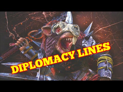 Tretch Craventail Diplomacy Lines. Total War Warhammer 2