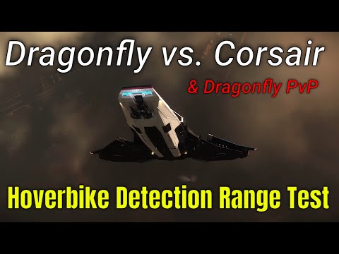 Hoverbikes Detection Range Test & Dragonfly PvP | Star Citizen Dragonfly Fun Part.4