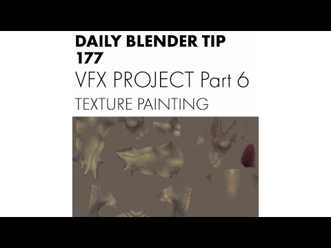 Daily Blender Tip 177 - Texture Painting