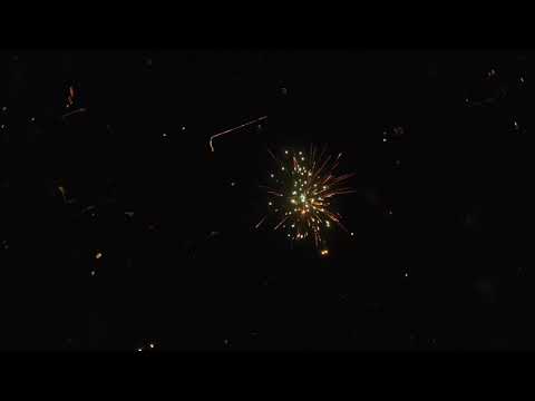 New Year Over Haderslev, In Denmark