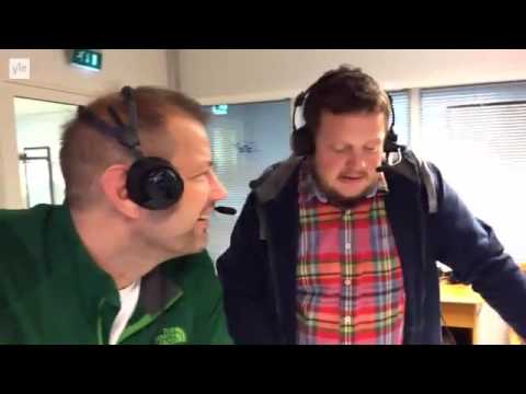 Mikael Björklund trying to explain porridge in Finnish