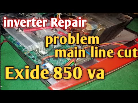 Exide inverter 850vA || main power bar bar cut ho raha hai ||