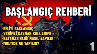 SOVYETLER BİRLİĞİ NASIL OYNANIR ? | HEARTS OF IRON 4 - ÖĞRETİCİ REHBER | #1
