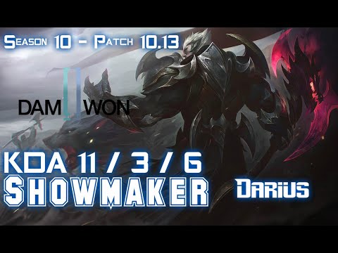 DWG Showmaker DARIUS vs POPPY Top - Patch 10.13 KR Ranked