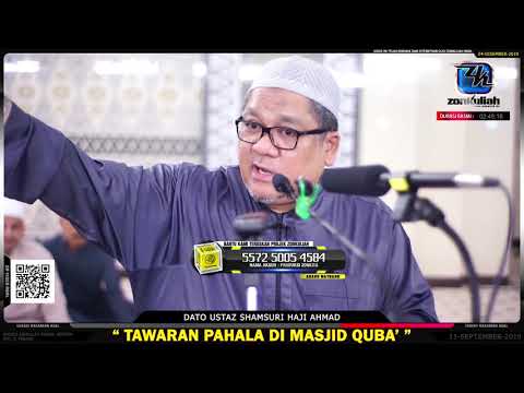 UMRAH : Istimewanya Masjid Quba' - Ustaz Shamsuri Haji Ahmad