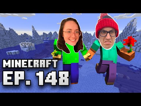Minecraft BLIND Let's Play [Ep. 148] -- Ryan and Meg's First Time Playing Minecraft Survival!