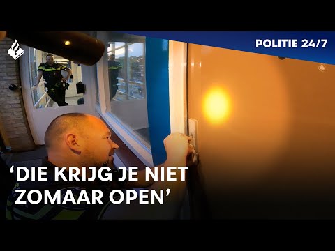 Man sluit zichzelf buiten met invalide vrouw binnen | POLITIE 24/7